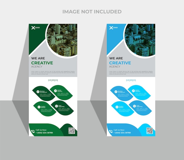 Vector de plantilla de banner de resumen de negocios corporativos