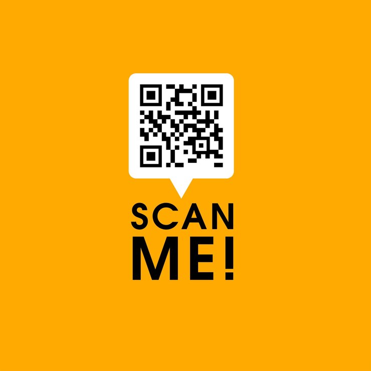 Vector vector plantilla de código qr escanéame código qr