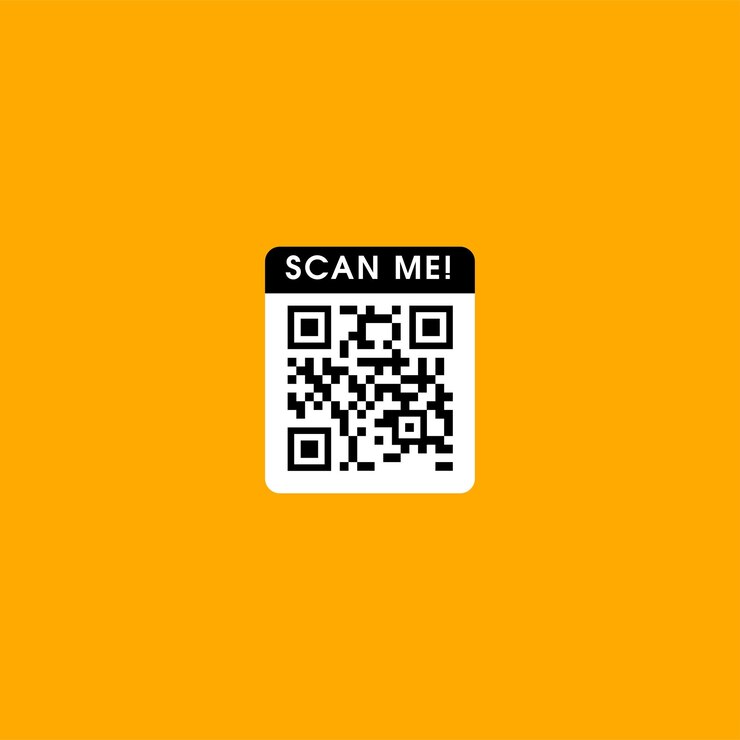 Vector vector plantilla de código qr escanéame código qr