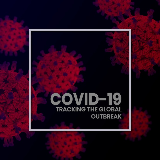 Vector de plantilla de conocimiento de covid-19 y corona virus