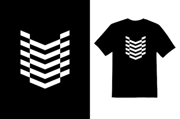 vector de plantilla de diseño de camiseta creativa