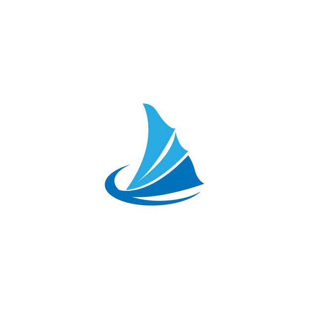 Vector de plantilla de diseño de icono de logotipo de crucero