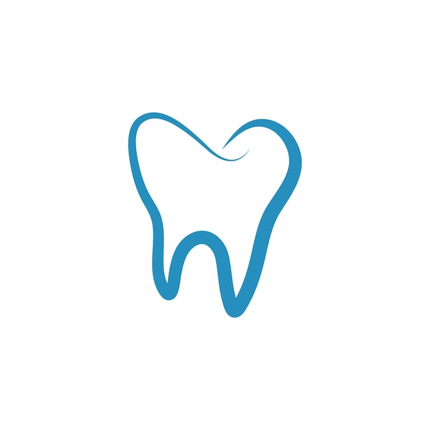 Vector de plantilla de diseño de icono de logotipo de cuidado dental