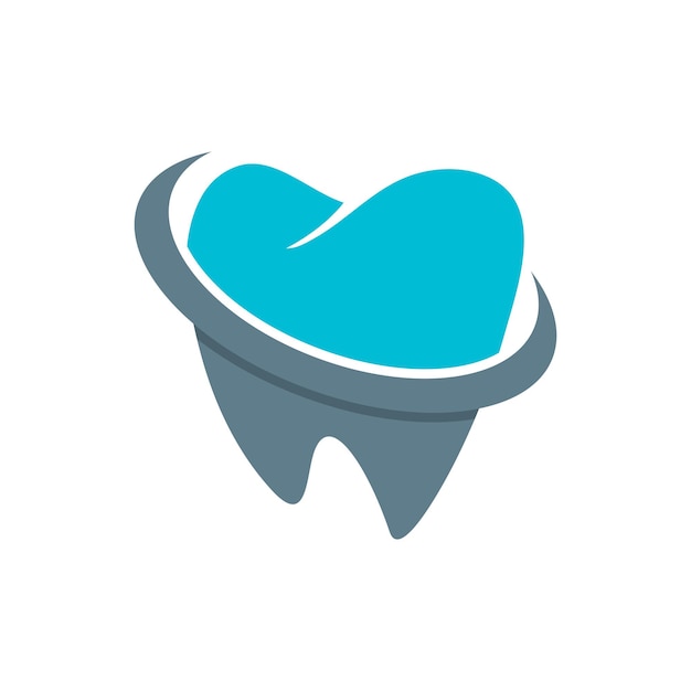 Vector de plantilla de diseño de icono de logotipo de cuidado dental