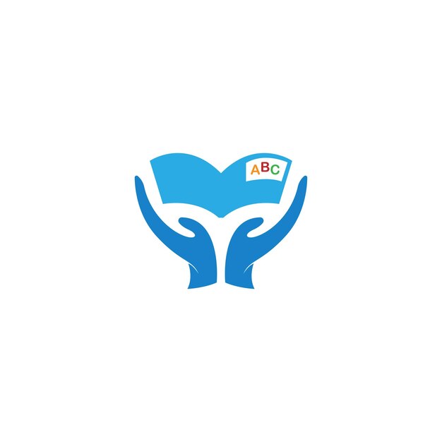 Vector de plantilla de diseño de icono de logotipo de educación