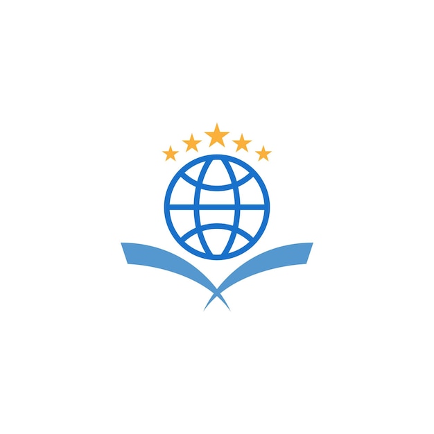 Vector de plantilla de diseño de icono de logotipo de educación