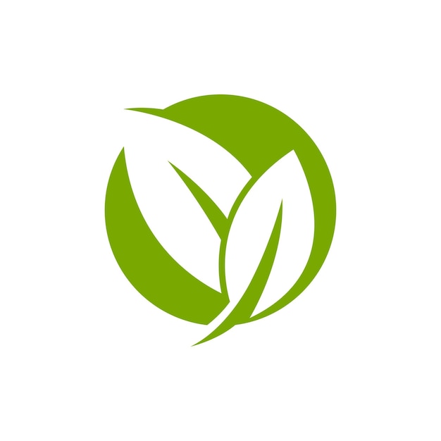 vector de plantilla de diseño de icono de logotipo de hoja