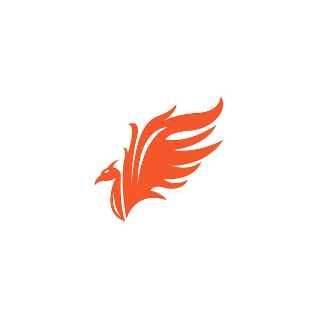Vector de plantilla de diseño de icono de logotipo de Phoenix