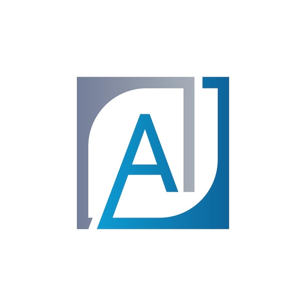 Vector de plantilla de diseño de logotipo AI con fondo cuadrado