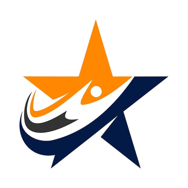 Vector de plantilla de diseño de logotipo de Coaching de éxito