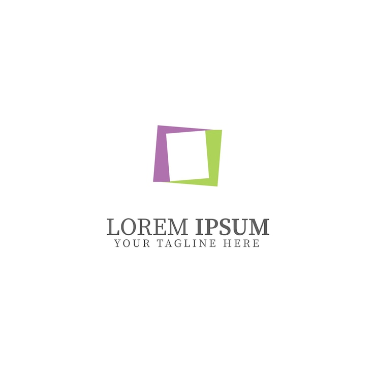 Vector vector de plantilla de diseño de logotipo creativo