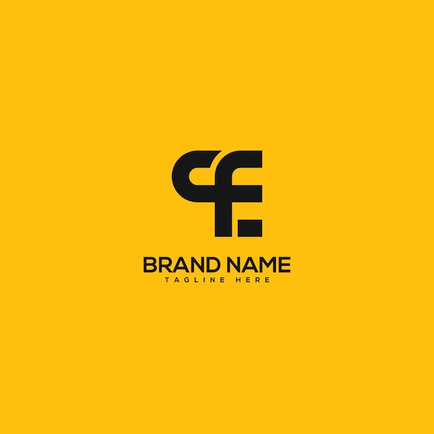 Vector de plantilla de diseño del logotipo de la letra inicial QE EQ