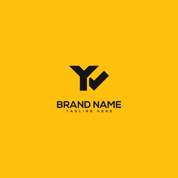 Vector de plantilla de diseño del logotipo de la letra inicial YL LY