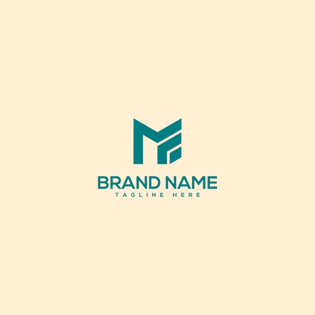 Vector de plantilla de diseño de logotipo de la letra moderna y única ME EM