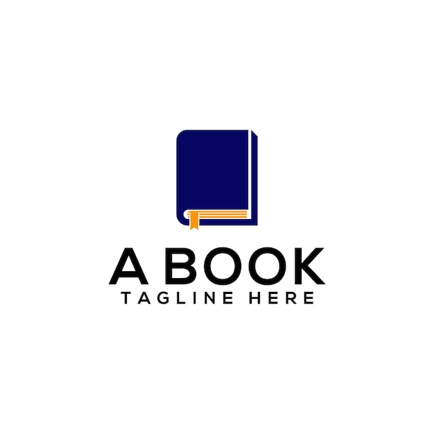 Vector de plantilla de diseño de logotipo de libro