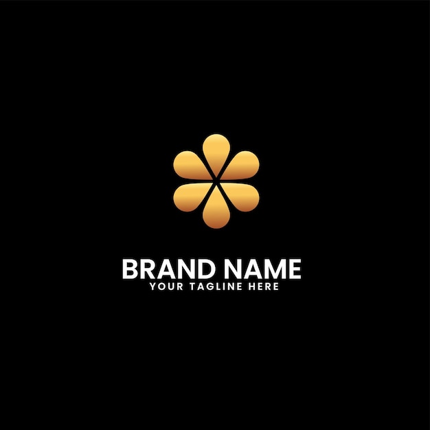 Vector de plantilla de diseño de logotipo de lujo creativo