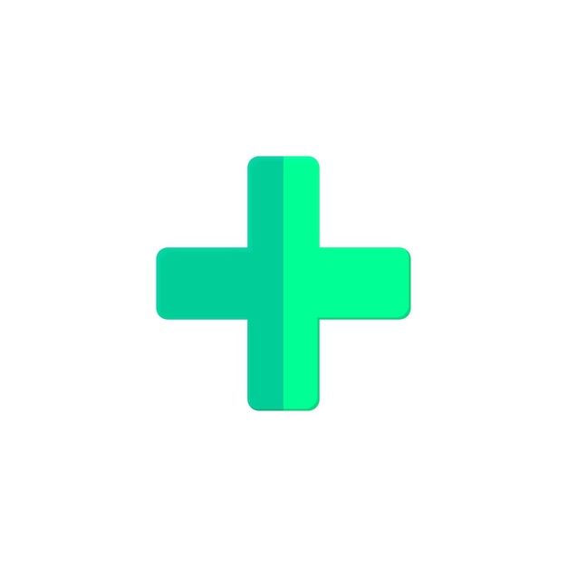 Vector de plantilla de diseño plano de icono más