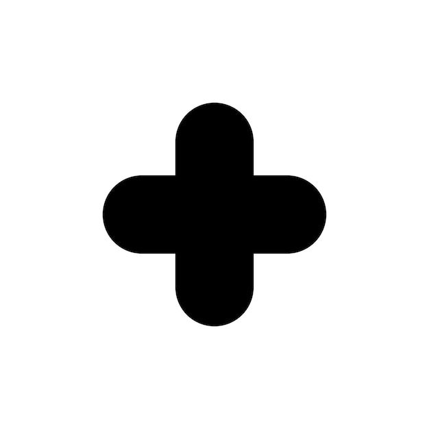Vector de plantilla de diseño plano de icono más