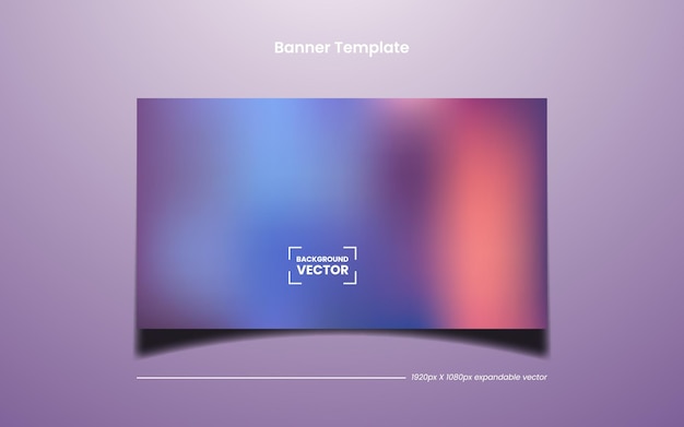 Vector de plantilla de fondo (se puede utilizar como miniatura de Youtube o banner de bienvenida)