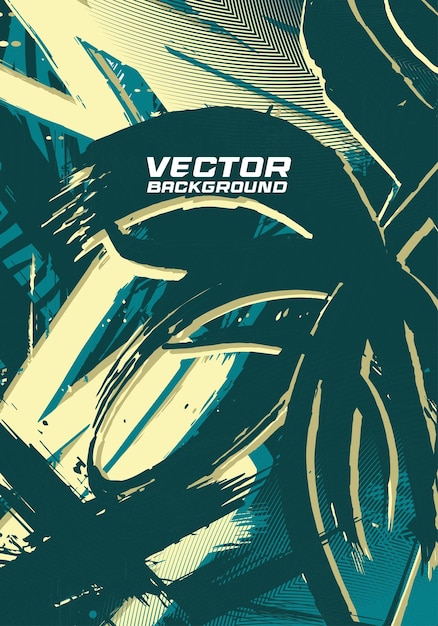 Vector de la plantilla de grunge