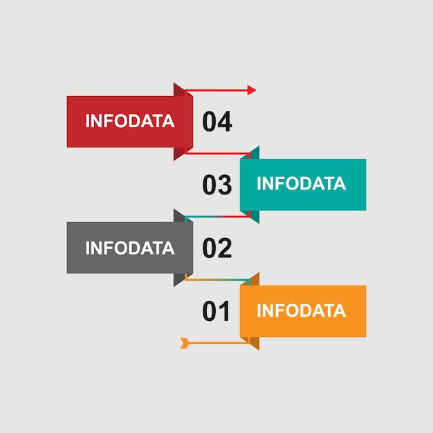 Vector de plantilla de infografía