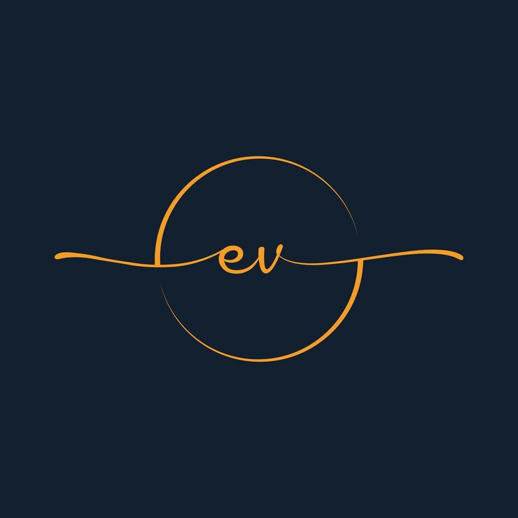 Vector de la plantilla inicial del logotipo de la firma de la UE
