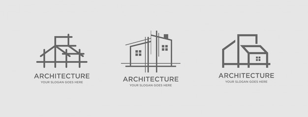 Vector de plantilla de logotipo de arquitectura