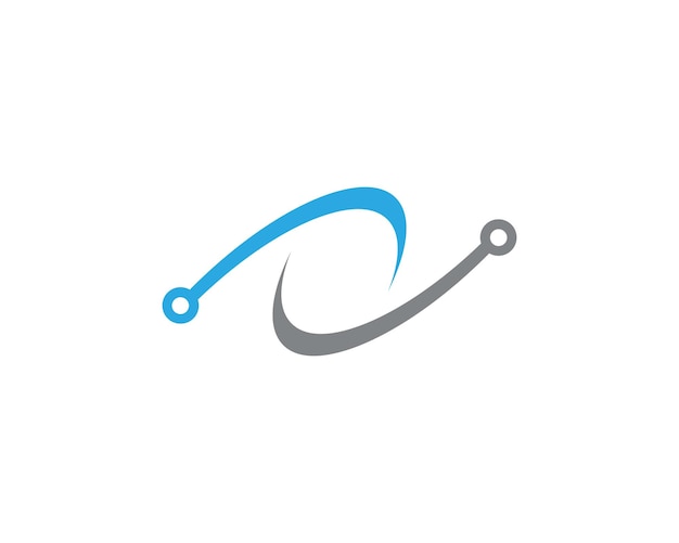 Vector de plantilla de logotipo de circuito