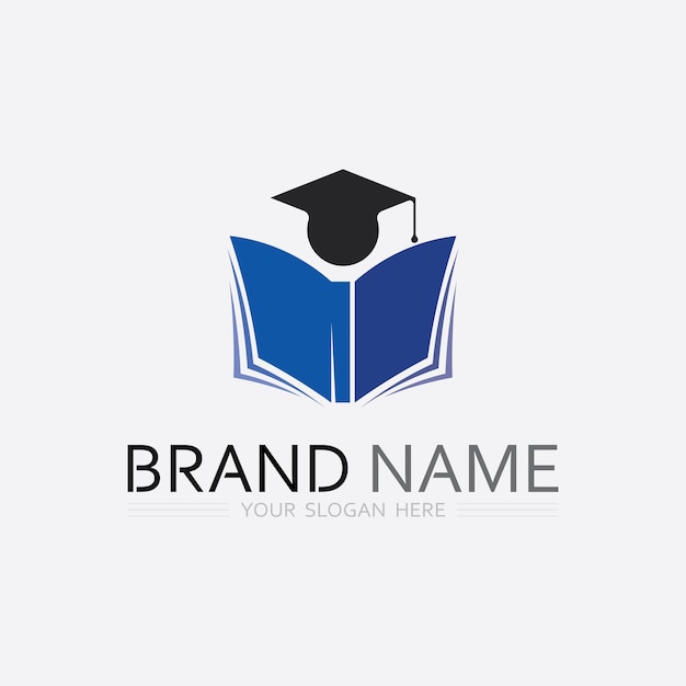 Vector de plantilla de logotipo de educación