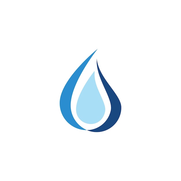 Vector de plantilla de logotipo de gota de agua
