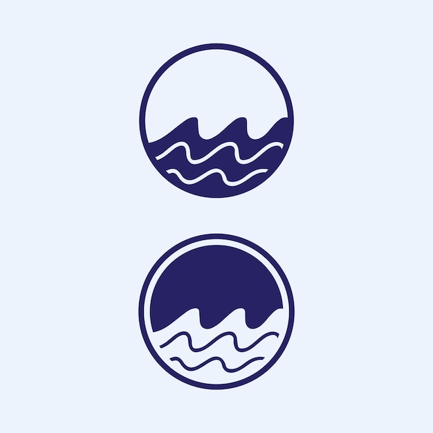 Vector de plantilla de logotipo de gota de agua
