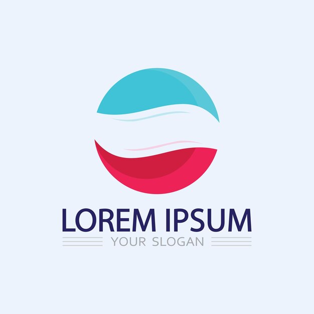 Vector de plantilla de logotipo de gota de agua