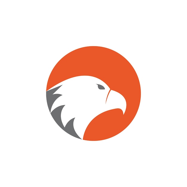 Vector de plantilla de logotipo de halcón