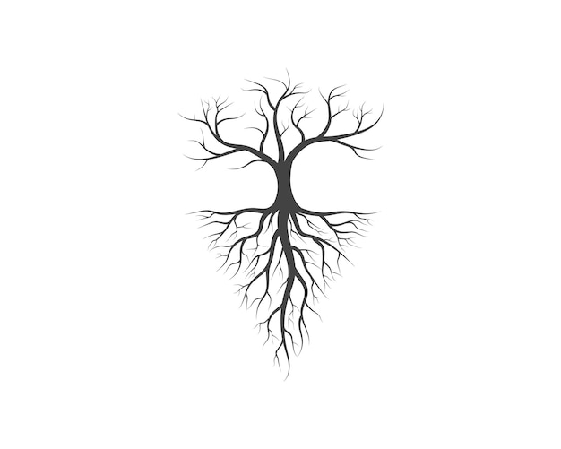 Vector de plantilla de logotipo de icono de árbol