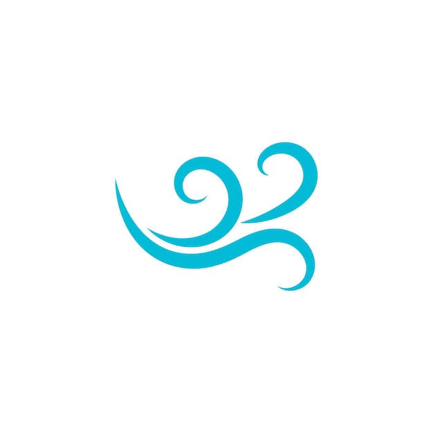 Vector de plantilla de logotipo de ilustración de onda de agua