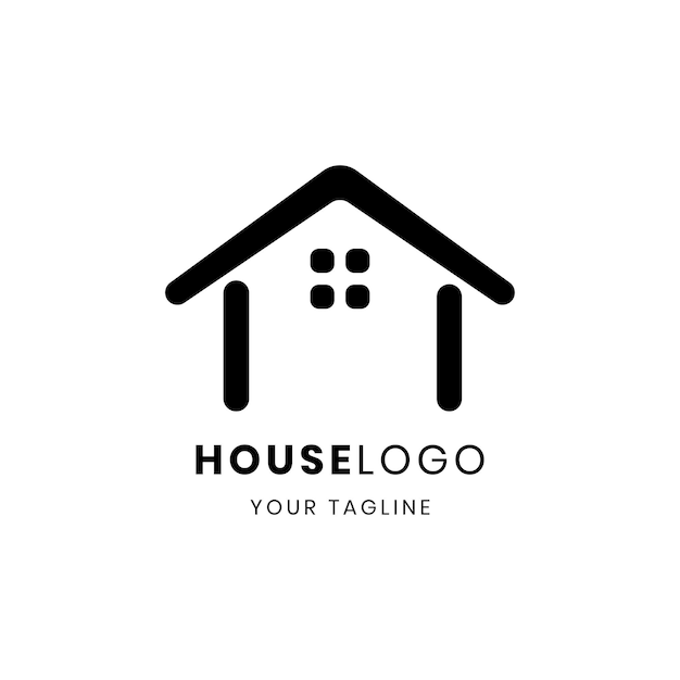 Vector de plantilla de logotipo de inicio para diseño de interiores businessPrint