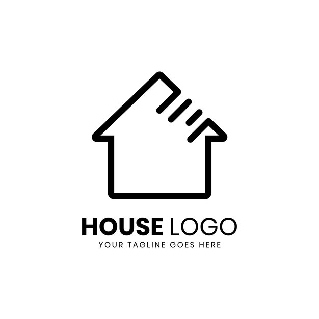 Vector de plantilla de logotipo de inicio para negocio de diseño de interiores