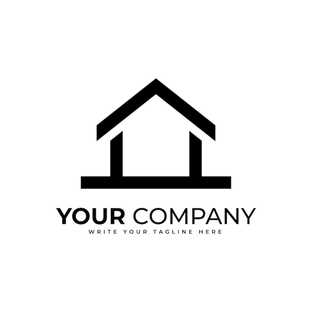 Vector de plantilla de logotipo de inicio para negocio de diseño de interiores