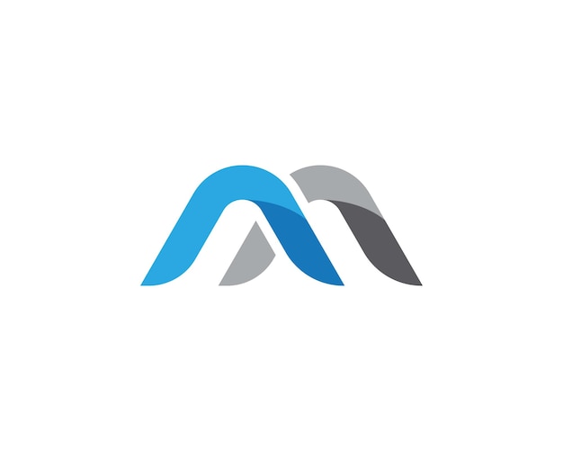 Vector de plantilla de logotipo de letra M