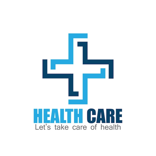 Vector de plantilla de logotipo médico de salud