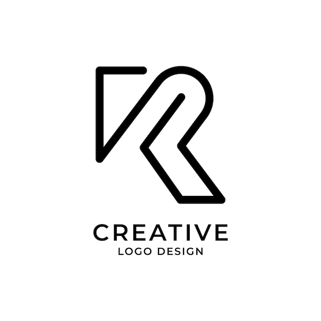 Vector de plantilla de logotipo MM de logotipo de letra KP inicial