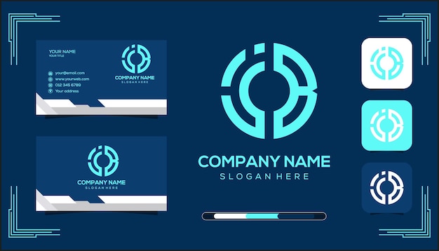 Vector de la plantilla del logotipo del monograma JB