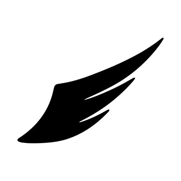 Vector de plantilla de logotipo de pájaro halcón ala