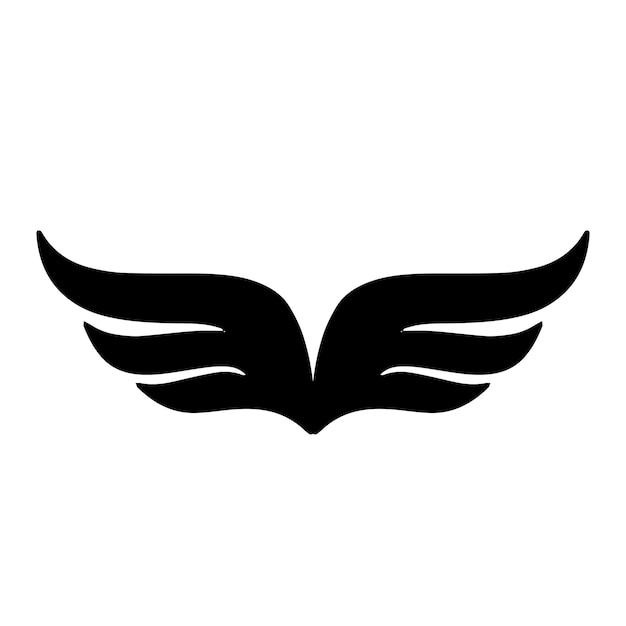 Vector de plantilla de logotipo de pájaro halcón ala
