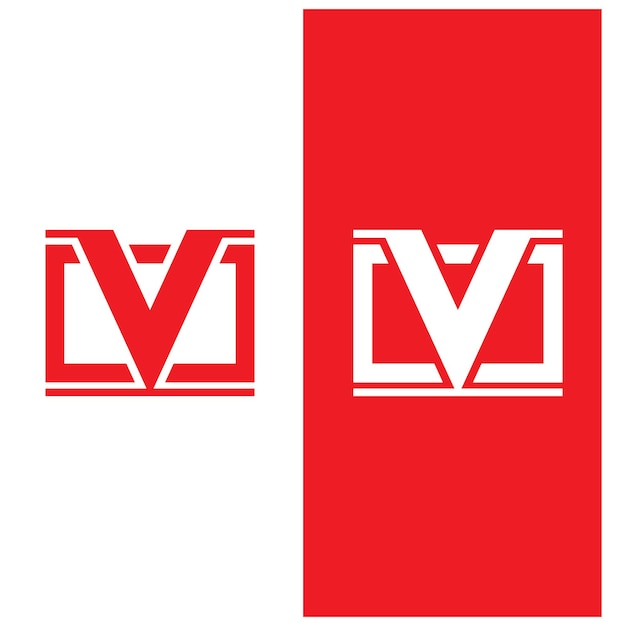 Vector de plantilla de logotipo V eps10