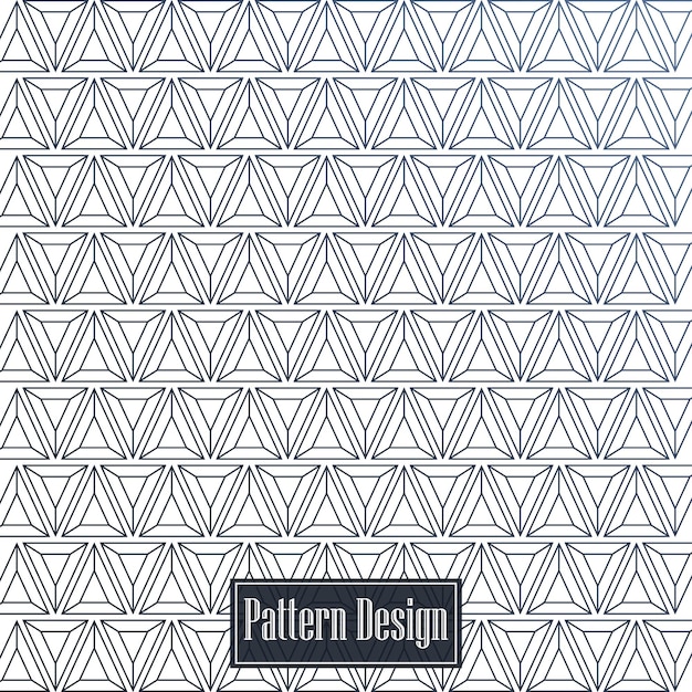 vector de plantilla de patrón de formas de triángulo abstracto