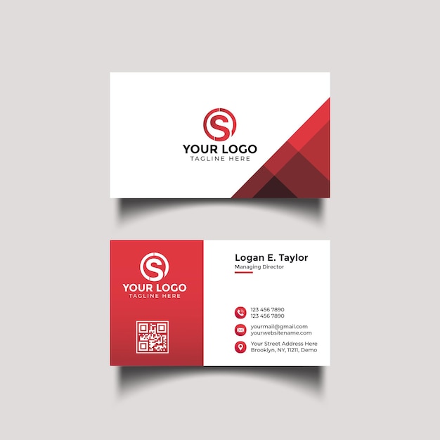 Vector plantilla de tarjeta de visita
