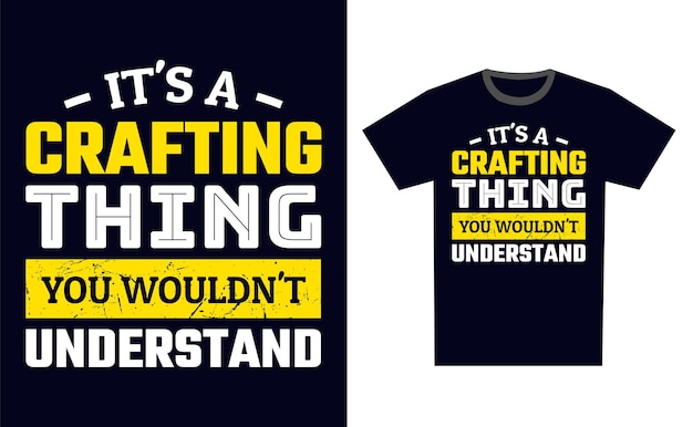 Vector de plantillas de diseño de camisetas de artesanía