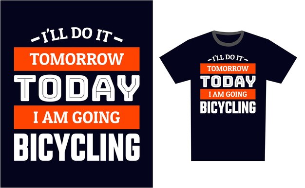 Vector de plantillas de diseño de camisetas para bicicletas