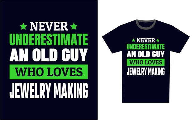 Vector de plantillas de diseño de camisetas para la fabricación de joyas